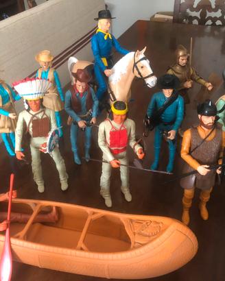 12 action figures Marx Toys anni 60 e accessori