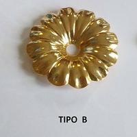 ROSETTE FIORI IN OTTONE