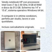 Computer note HP