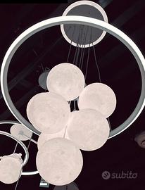 Plafoniera sfere luci led