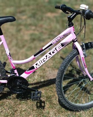 Bicicletta mountain bike colore rosa Mirage Ripper
