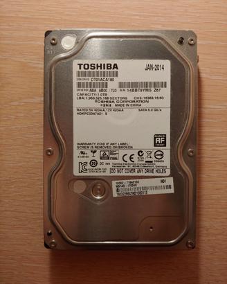 hard disk Toshiba 1TB