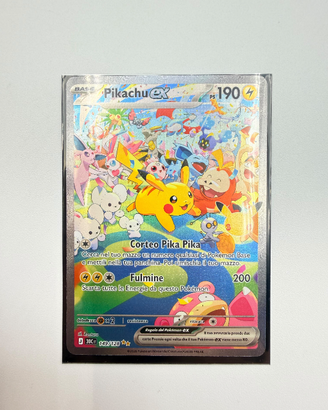 Pikachu ex 149/128 Pokémon 30th anniversario