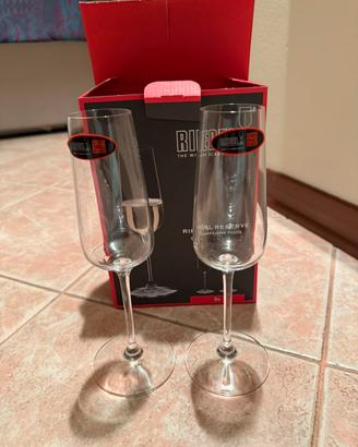 Riedel Grape wine Flute champagne set 8 bicchieri