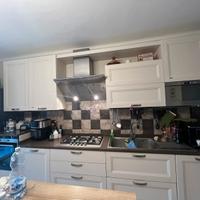 cucina bianca in legno Scavolini