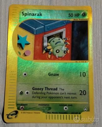 CARTA POKÉMON SPINARAK BRILLANTE 