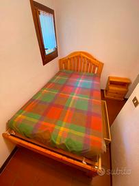 letto una piazza + armadio