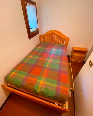 letto una piazza + armadio