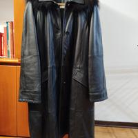 cappotto da donna in pelle