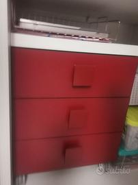 Cassettiera scrivania ragazzo 