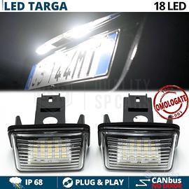 Placchette Luci TARGA LED PEUGEOT 207 CANbus 6500K