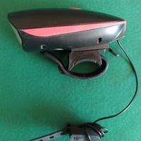 Faro luce a LED per bicicletta con clacson 120 db