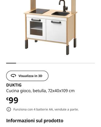 Cucina gioco Ikea