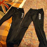 coppia pantaloni tuta della Joma tg.S e L