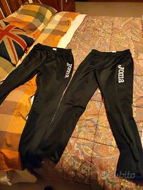 coppia pantaloni tuta della Joma tg.S e L