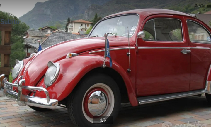 Volkswagen Maggiolino conservato 1963
