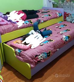 Letto doppio singolo Colombini comprensivo di rete