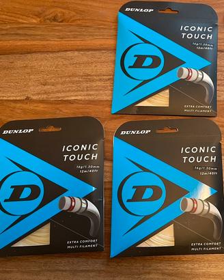 Corde tennis Dunlop Iconic Touch 1.30