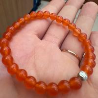 Bracciale argento e giada