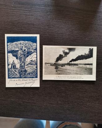 2 cartoline vintage