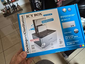 ICY BOX - Docking station per doppio SSD e disco r