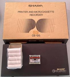Sharp CE-125 Printer e microC. Rec. vintage