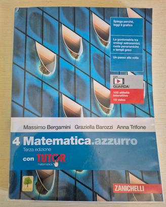 matematica.azzuro 4 ISBN 9788808490056