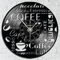 Orologio da Parete su Disco in Vinile da 33 Giri