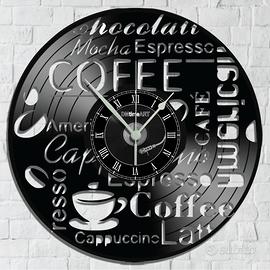 Orologio da Parete su Disco in Vinile da 33 Giri