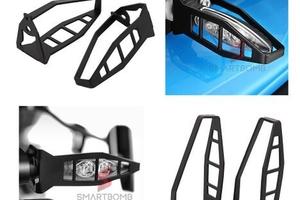 Protezione indicatori frecce led alluminio moto bm