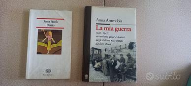 2 libri lettura anna frank diario einaudi, la mia