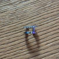 conch orecchino con brillantini