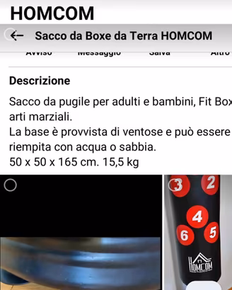 sacco da boxe 
