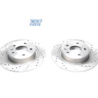 DISCHI FRENO FORATI E SCANALATI PER MG