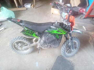 mini moto cross elettrica litio 1000watt bambini