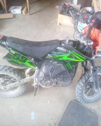 mini moto cross elettrica litio 1000watt bambini