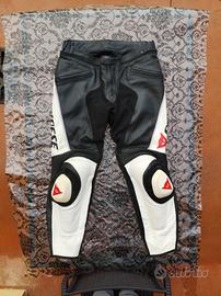 pantaloni 56 dainese in pelle come NUOVI!