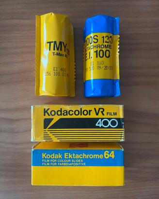 x4 Kit Rullini scaduti Medio formato - Kodak
