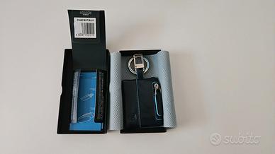 Portachiavi PIQUADRO Connequ con tasca laterale