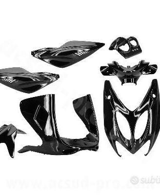 KIT CARENE MBK NITRO YAMAHA AEROX NERO OPACO 97>12