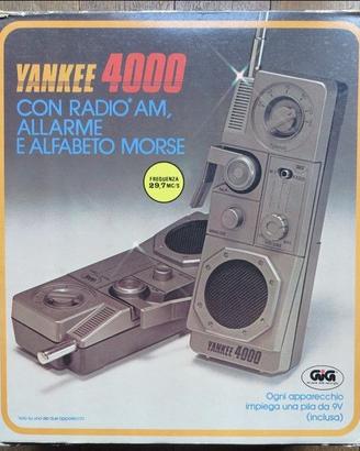 Walkie Talkie vintage Yankee 4000