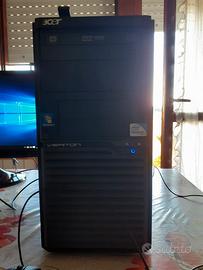 Pc fisso Acer veriton-Monitor. tastiera,mouse.