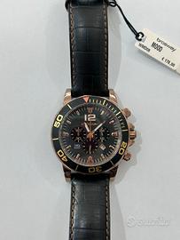 Orologio Brosway in pelle e pvd rosé chrono e data