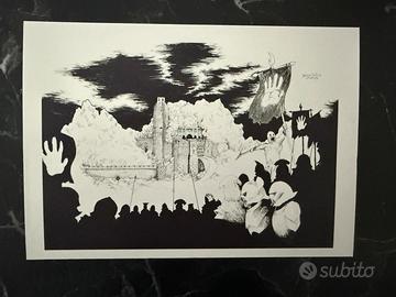 Assalto al Fosso di Helm - stampa formato A5