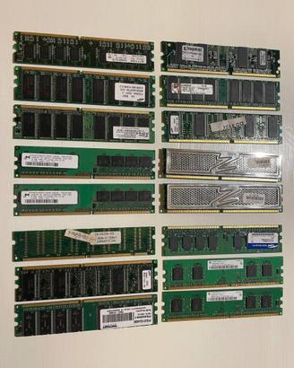 Componenti elettronici PC vintage