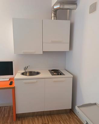 Cucina 120 cm con frigo – Bergamo