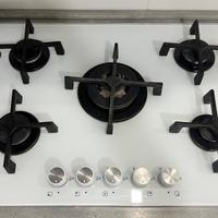 Piano cottura gas bianco