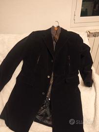 soprabito velluto blu 