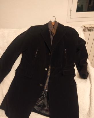 soprabito velluto blu 