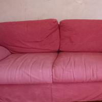 Divano rosa cipria